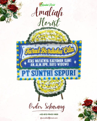 Papan Bunga Duka di Sentani Barat