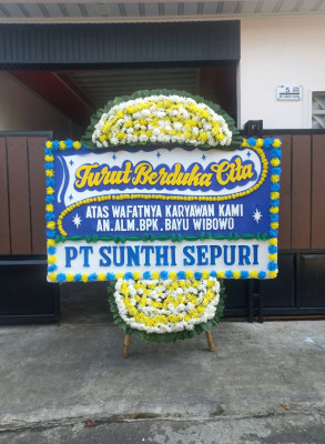 Papan Bunga Duka di Sentani Barat