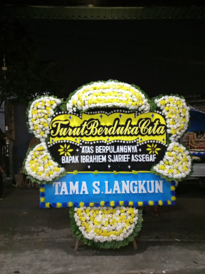 Papan Bunga Duka di Sentani Barat